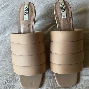 Zara Puffer heels